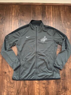 OKC Dodgers Grey Nike Track Jacket